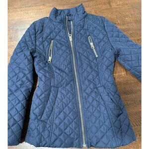 SO Brand Navy Blue Zip Up Spring Jacket Size 7/8